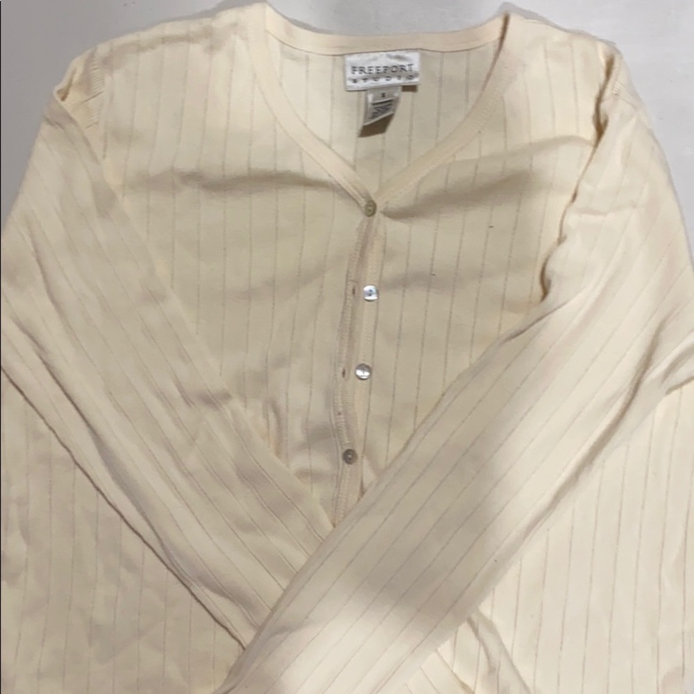 Freeport Studio Cream Cardigan